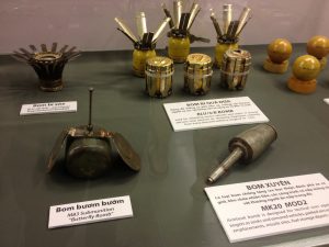 戦争証跡博物館の爆弾